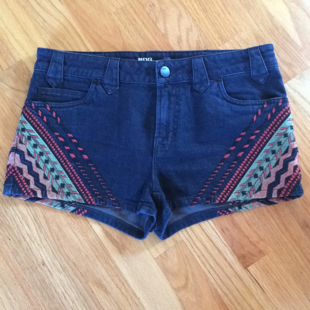 BDG. Embroidered Shorts